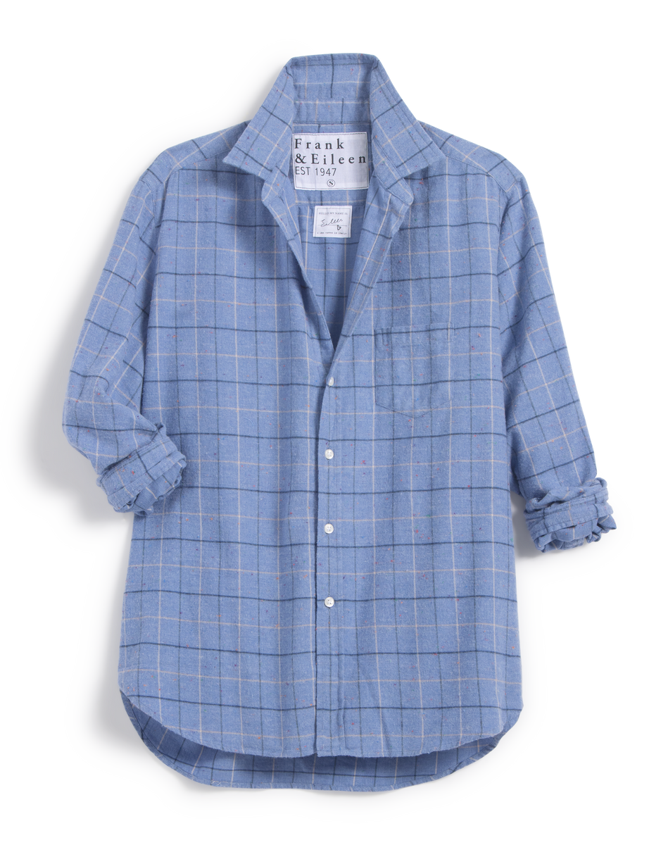 Frank & Eileen Shirting top Blue Eileen Relaxed Button Up Shirt Size M