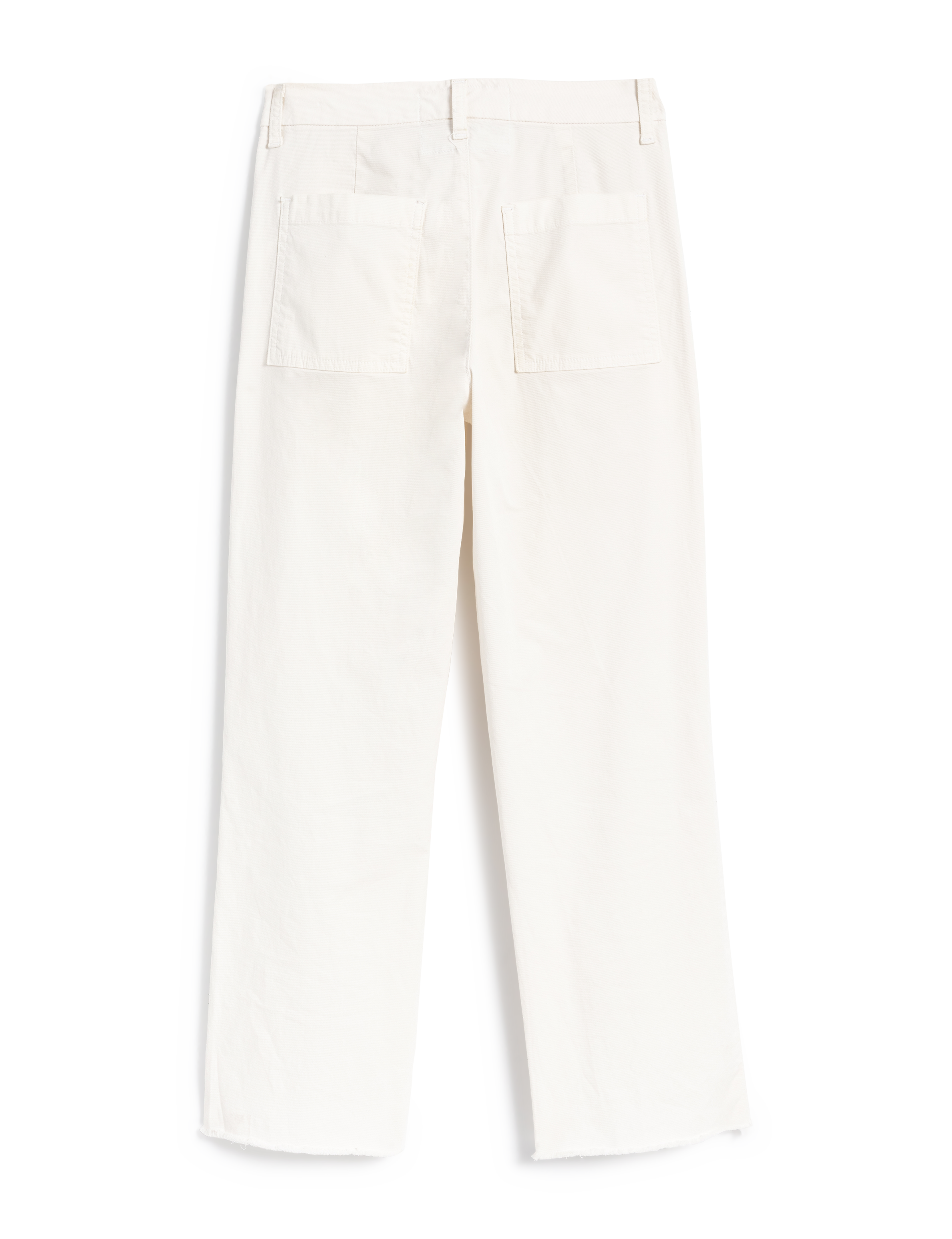 Utility Cropped Twill Pant Chalk