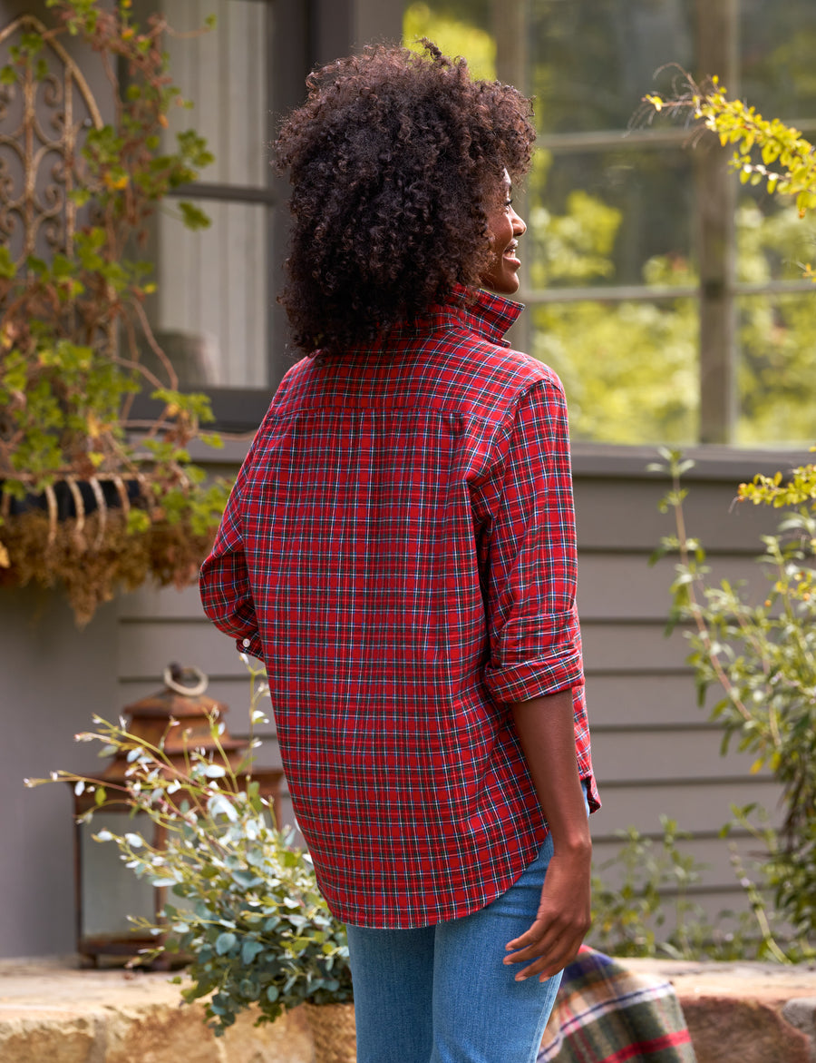 EILEEN Small Red Plaid, Flannel