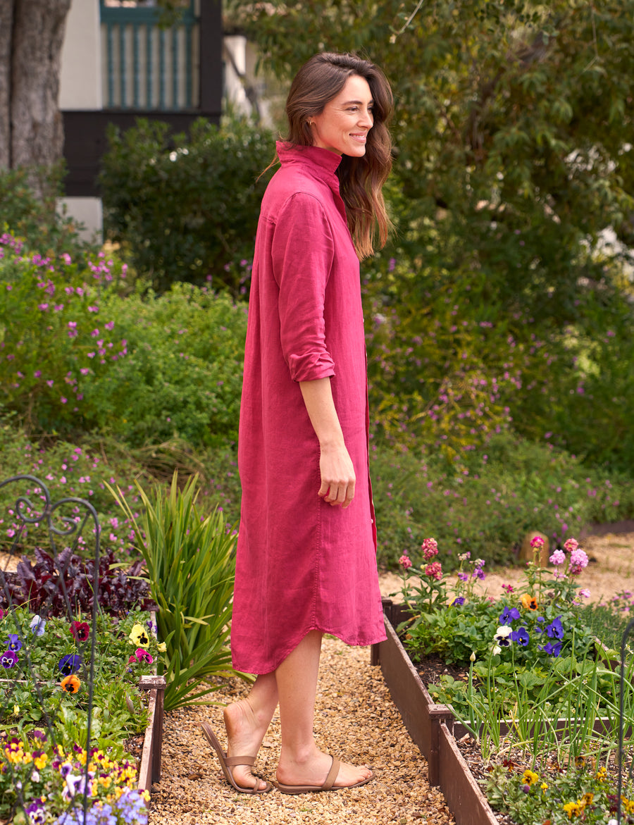 RORY Hot Pink, Washed Linen