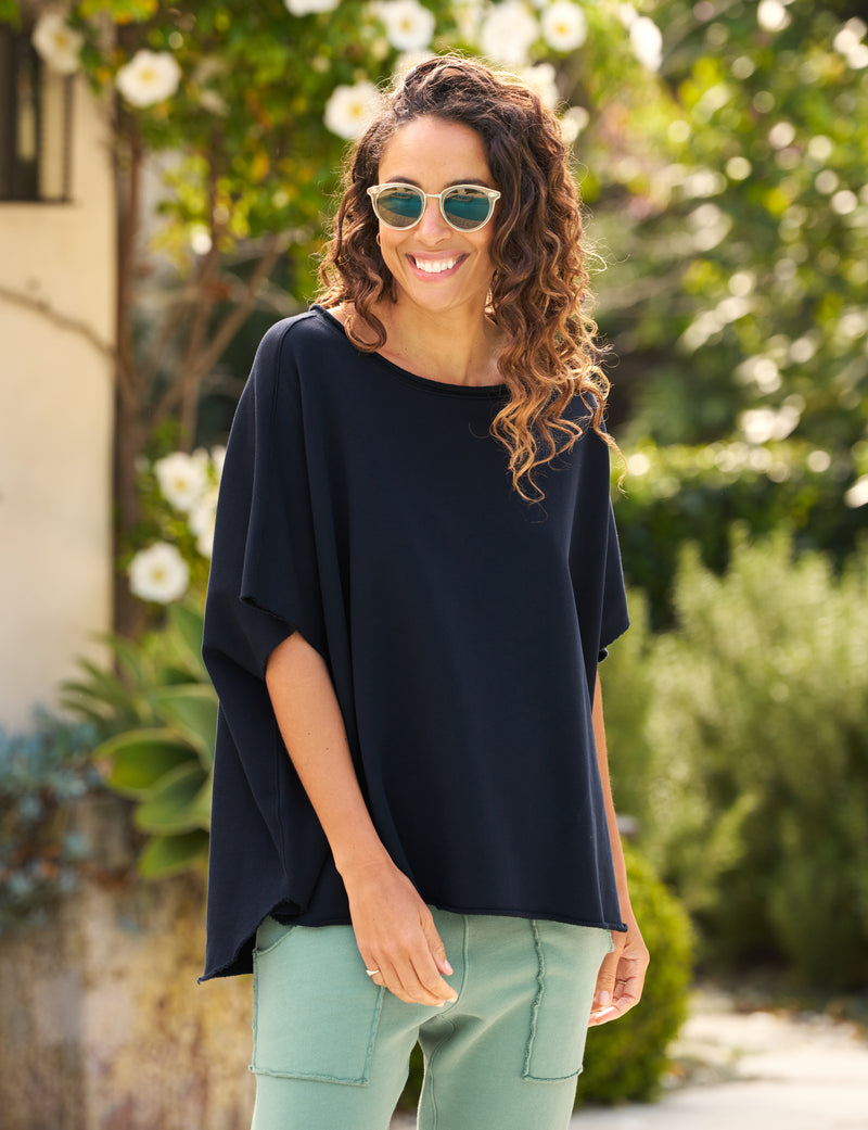 Olive, Original Capelet, Navy | Frank & Eileen