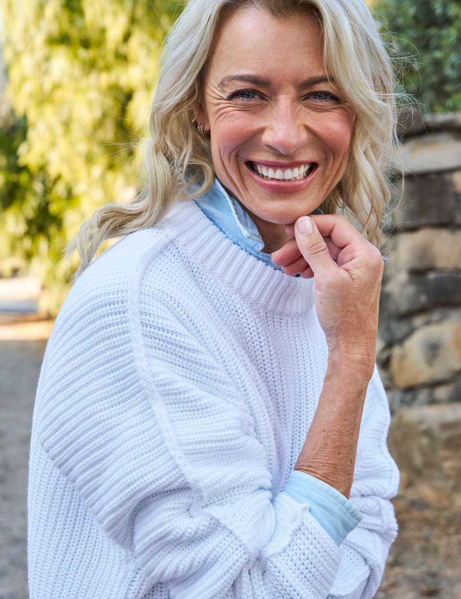 PEBBLE BEACH White, Pure Italian Cotton