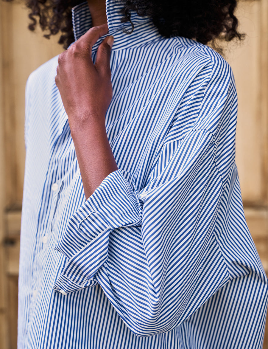 SHIRLEY Blue Stripe, Superluxe