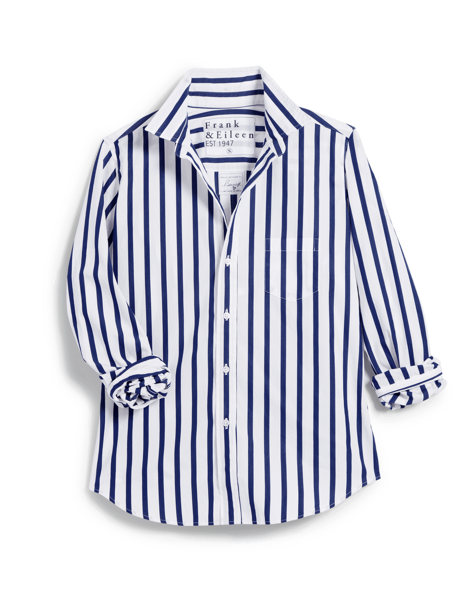 BARRY Wide Navy Stripe, Superluxe