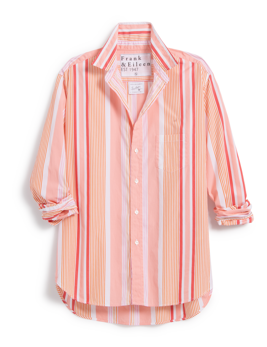 EILEEN Orange and Pink Stripe, Superluxe