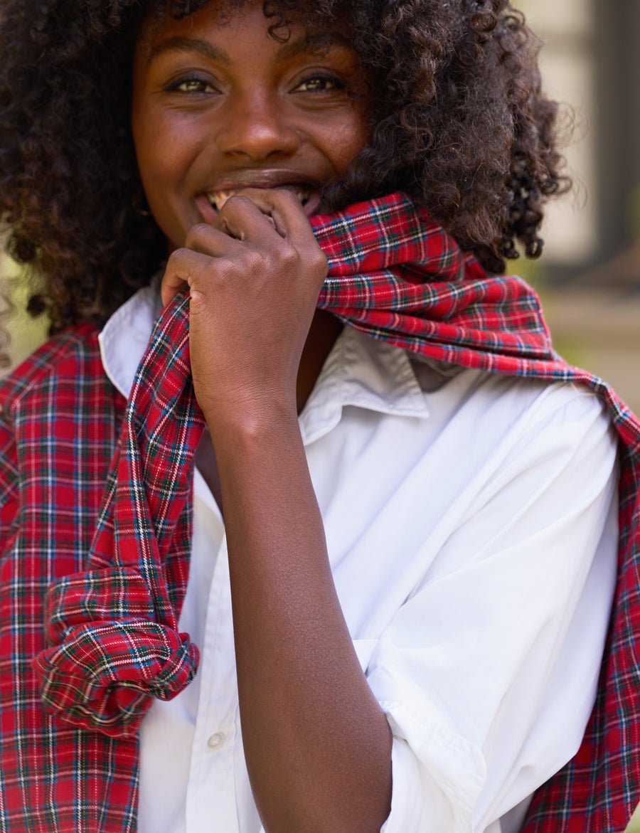 EILEEN Small Red Plaid, Flannel