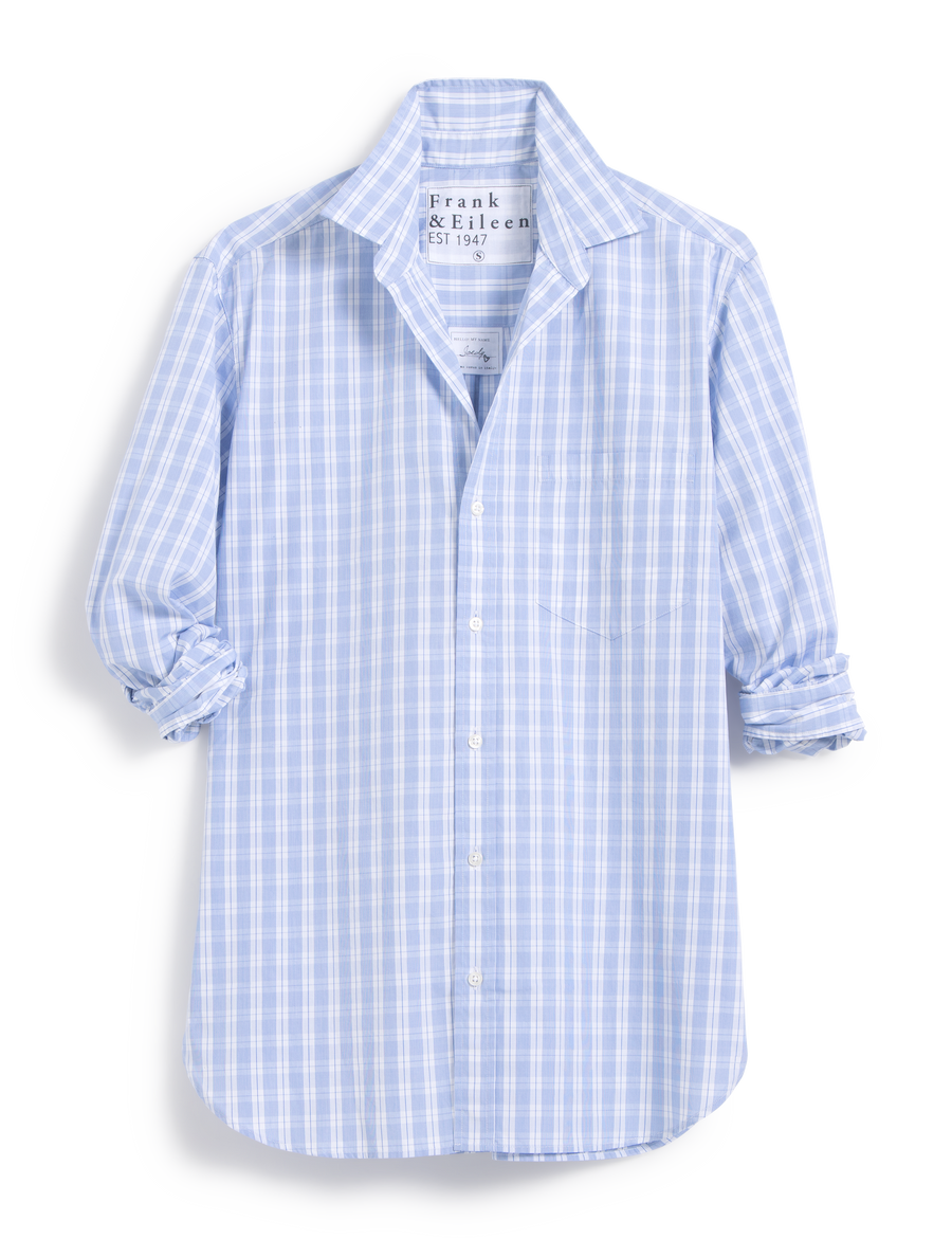 JOEDY Blue Plaid, Italian Cotton