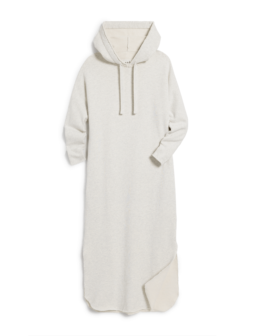 JAMES Heather White Melange, Triple Fleece