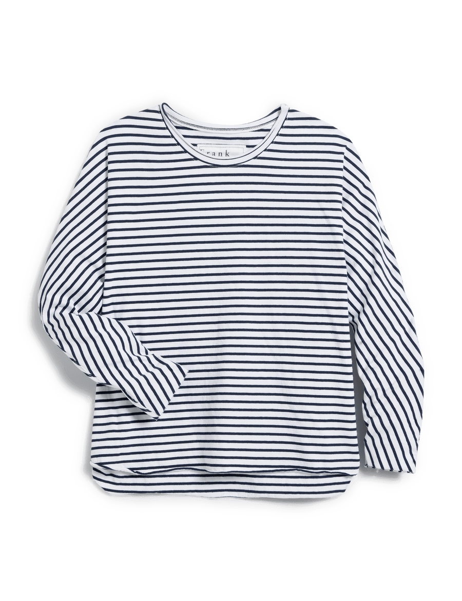 ANNA Navy French Stripe, Heritage Jersey