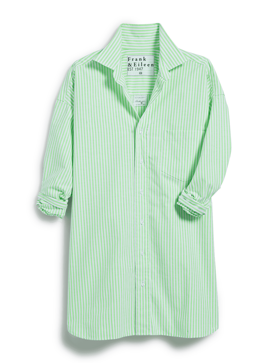 MACKENZIE Neon Green Stripe, 1947 Italian Oxford