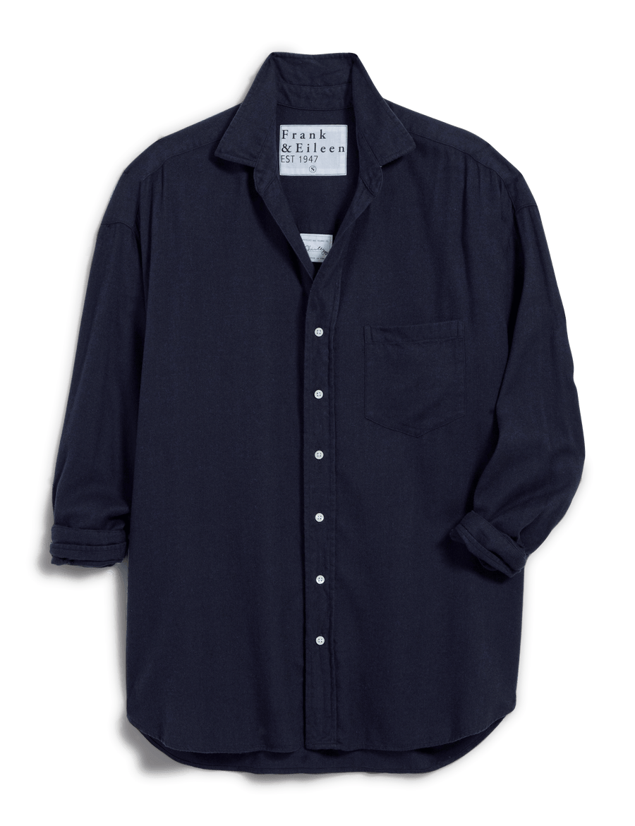 SHIRLEY Navy, Italian Flannel