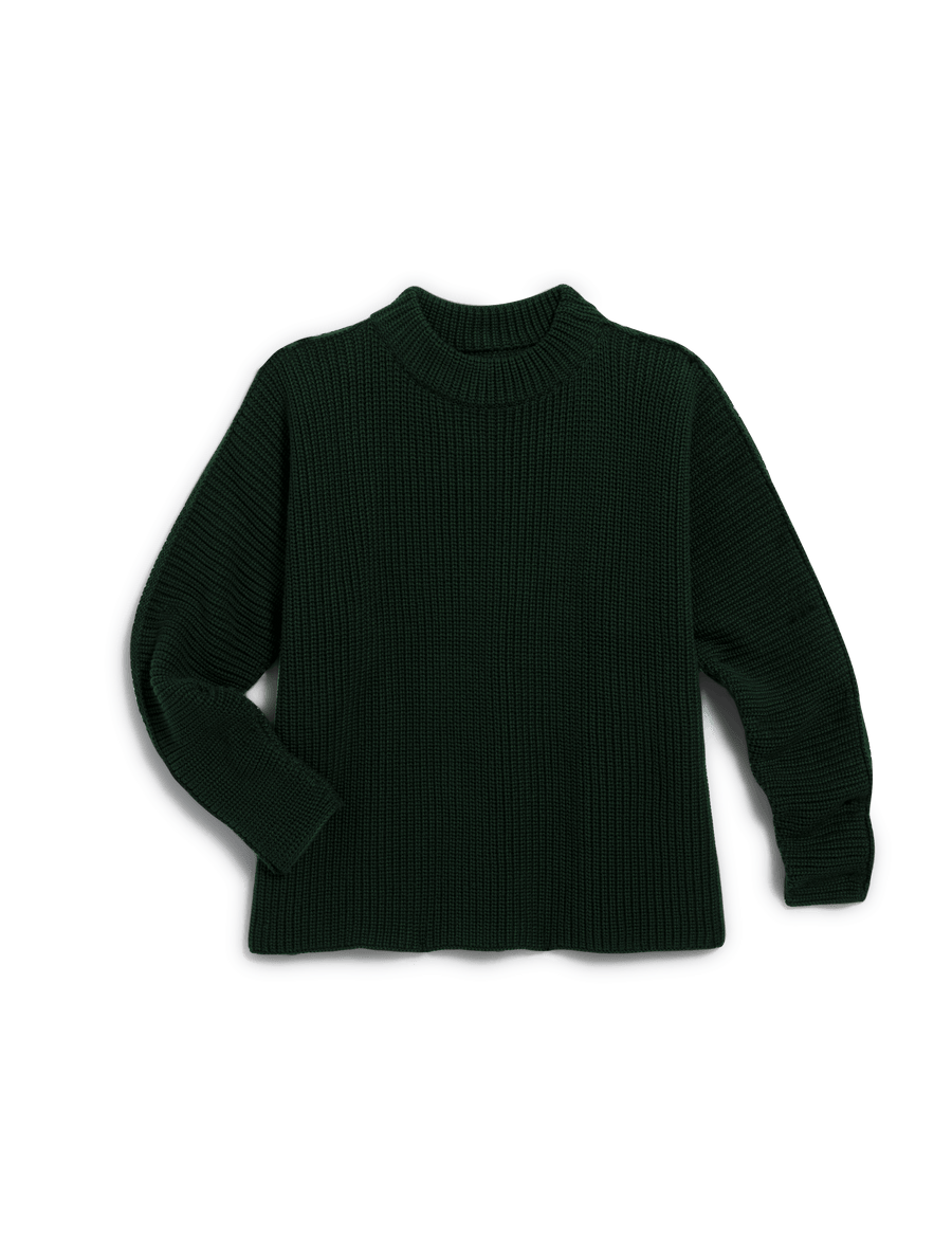 MONTECITO SWEATER British Racing Green, Pure Italian Cotton