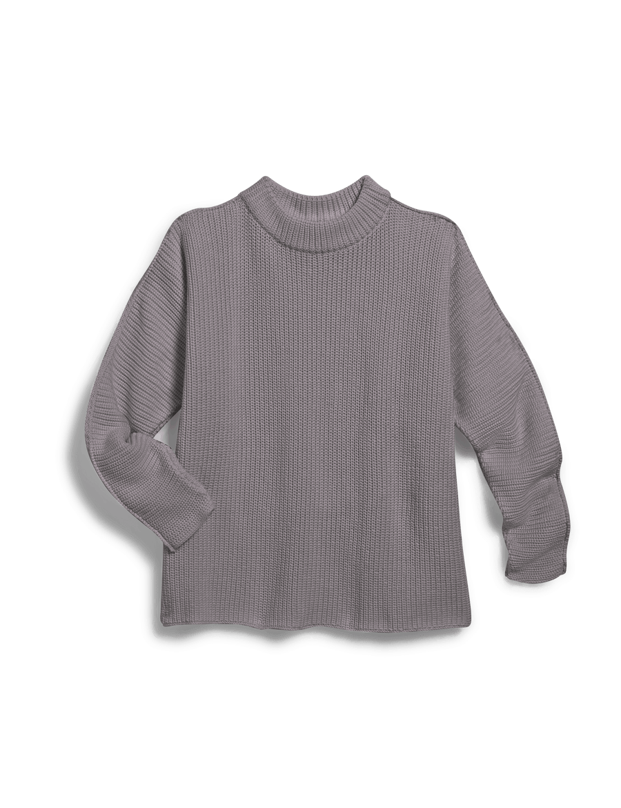 MONTECITO SWEATER Elephant, Pure Italian Cotton