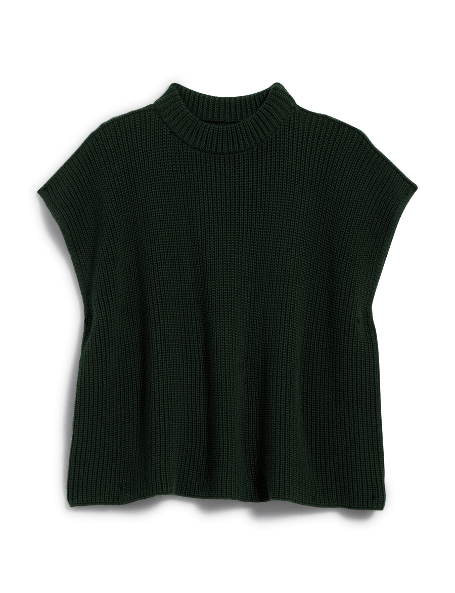 MONTECITO VEST British Racing Green, Pure Italian Cotton