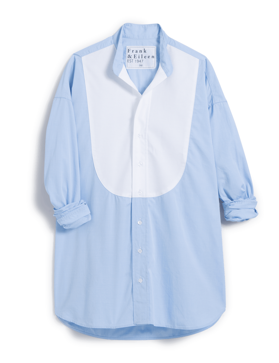 VICTORIA French Blue with White Bib, Superluxe