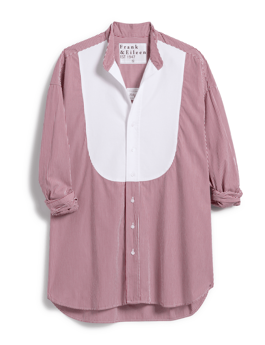 VICTORIA Red Stripe with White Bib, Superluxe