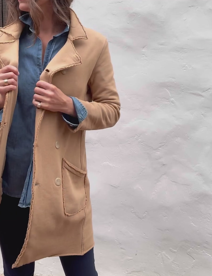 BELFAST TRENCH Camel, Triple Fleece